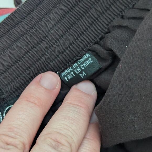 Vintage Y2K Volcom Striped Halter Mini Dress Polka Dot Chocolate Brown Aqua Blue - Picture 6 of 7